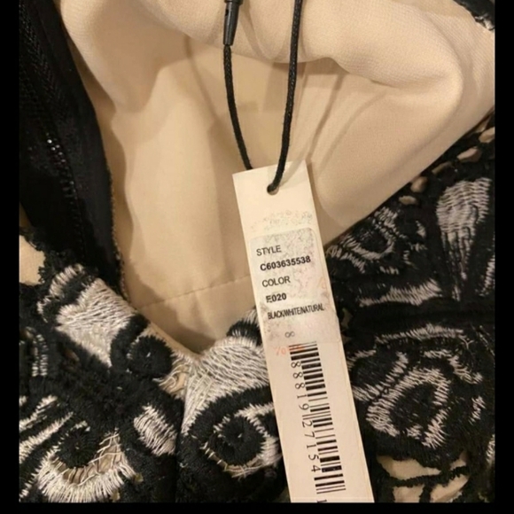 Alice+OliviaNoreen Floral Lace Midi Dress, Black/G - Picture 15 of 16